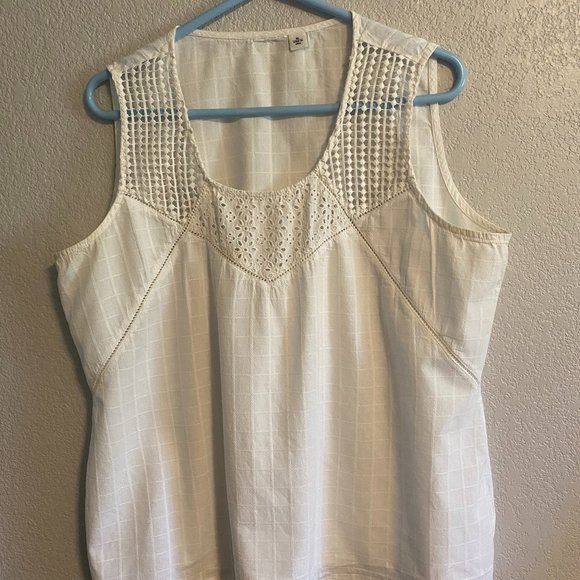 Cotton Sleeveless Top - Picture 1 of 4